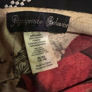 Appropriate Behavior Women's Multicolor Jersey Top